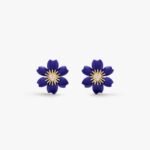 Van Cleef and Arpels Rose de No?l earrings mini model