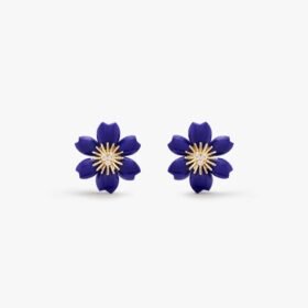 Van Cleef and Arpels Rose de No?l earrings mini model