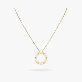 CARTIER LOVE pendant 3 diamonds