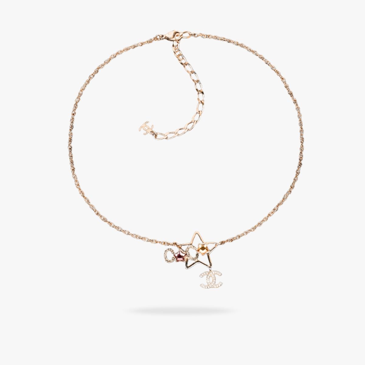 CEL-N-CN-006.jpg CHANEL 25P CC Star Necklace - 图片 1