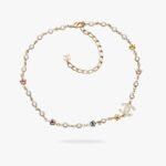 CHANEL 25P CC Star Pearl Necklace