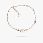 CHANEL 25P CC Star Pearl Necklace