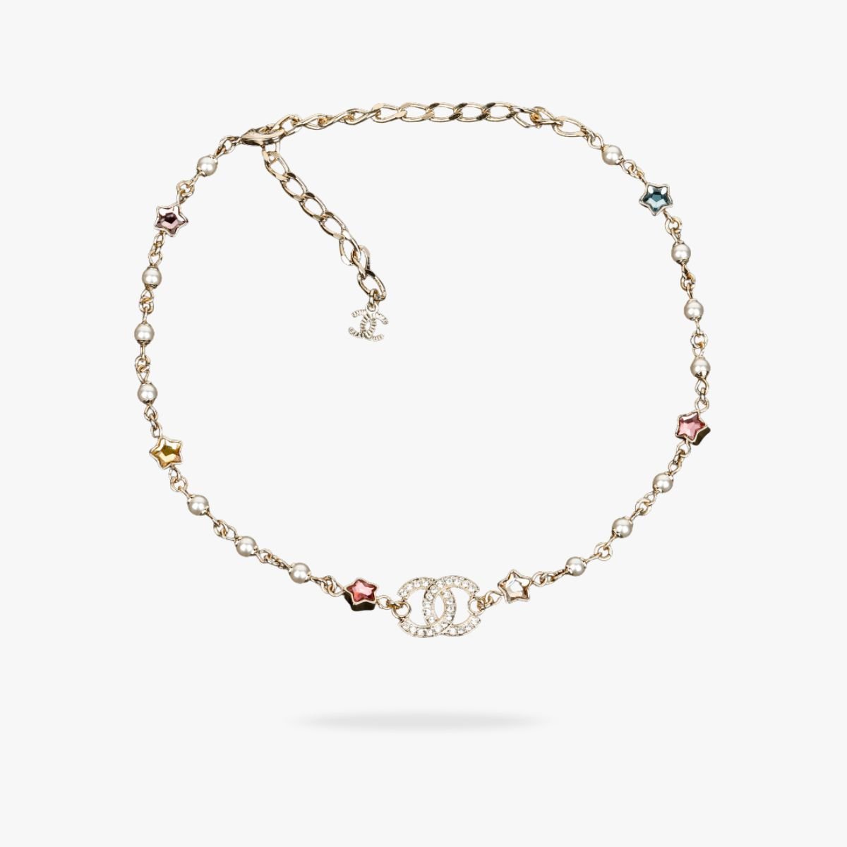 CEL-N-CN-009.jpg CHANEL 25P CC Star Pearl Necklace - 图片 1