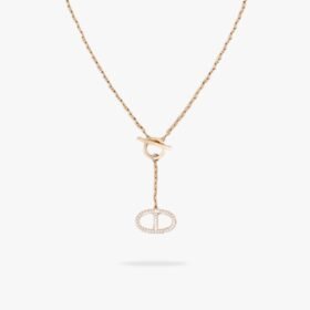 HERMES Chaine d??ancre Contour pendant large model