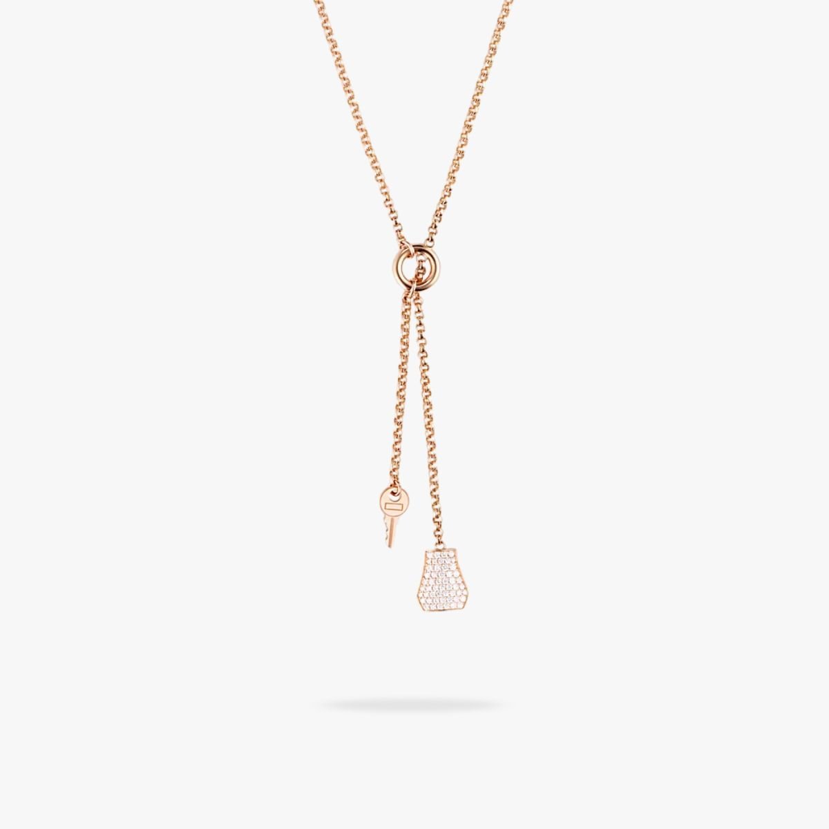 CEL-N-HER-029.jpg HERMES Kelly Clochette necklace small model - 图片 1