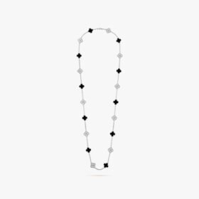 Van Cleef and Arpels Vintage Alhambra long necklace 20 motifs