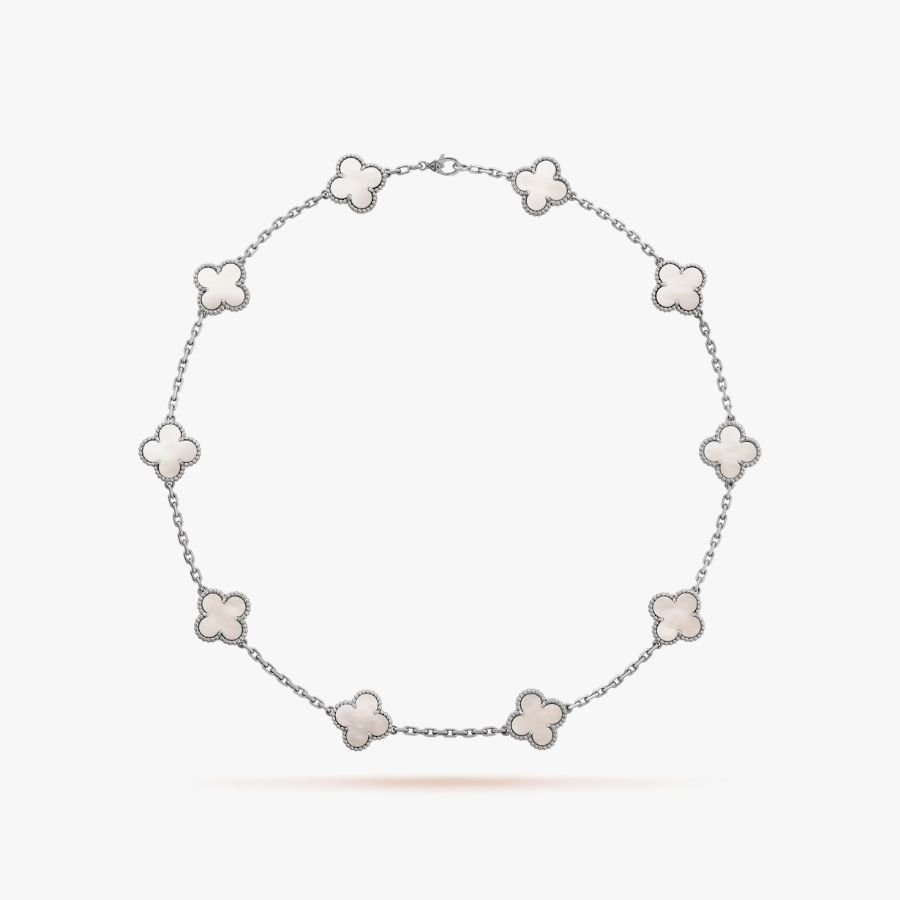 CEL-N-VCA-006.jpg Van Cleef and Arpels Vintage Alhambra necklace 10 motifs - 图片 1