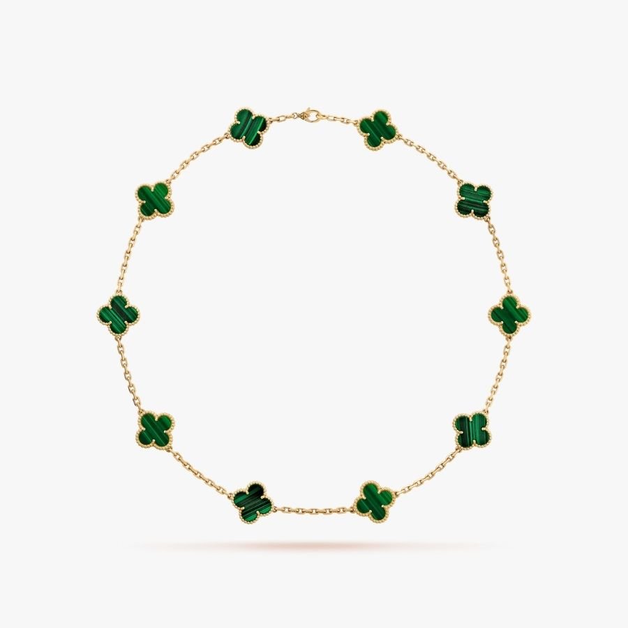 CEL-N-VCA-018.jpg Van Cleef and Arpels Vintage Alhambra necklace 10 motifs - 图片 1