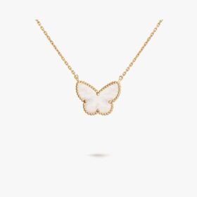 Van Cleef and Arpels Lucky Alhambra butterfly pendant