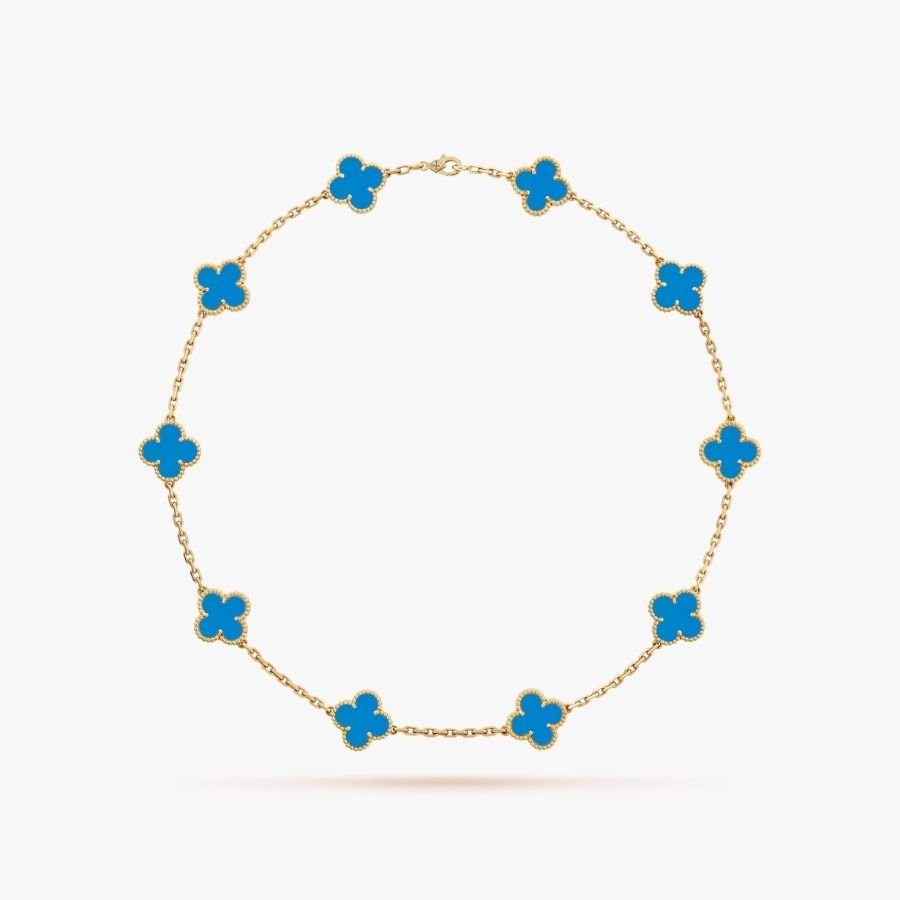 CEL-N-VCA-041.jpg Van Cleef and Arpels Vintage Alhambra necklace 10 motifs - 图片 1