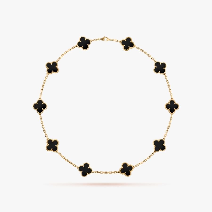 CEL-N-VCA-049.jpg Van Cleef and Arpels Vintage Alhambra necklace 10 motifs - 图片 1