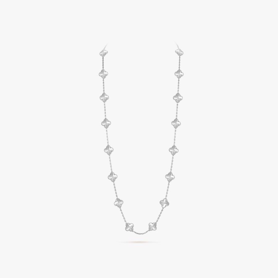 CEL-N-VCA-056.jpg Van Cleef and Arpels Vintage Alhambra long necklace 20 motifs - 图片 1