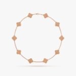 Van Cleef and Arpels Vintage Alhambra necklace 10 motifs