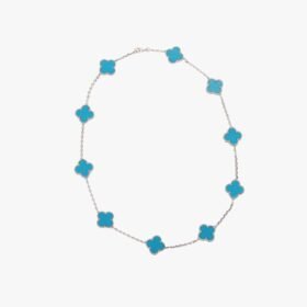 Van Cleef and Arpels Vintage Alhambra necklace 10 motifs