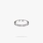 CARTIER LOVE ring mini model paved