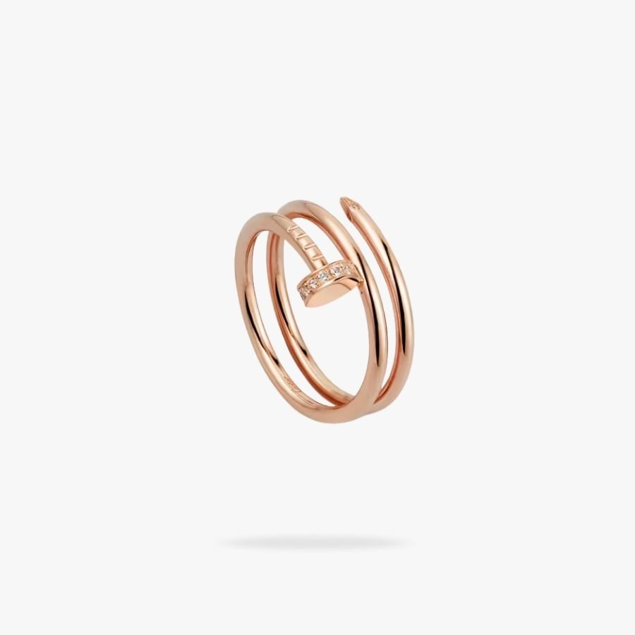CEL-R-CAR-045.jpg CARTIER Juste un Clou ring double diamonds - 图片 1