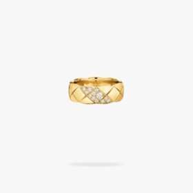 CHANEL Coco Crush ring Quilted motif small version