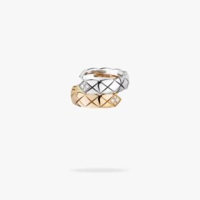 CHANEL Coco Crush Toi et Moi ring Quilted motif large version