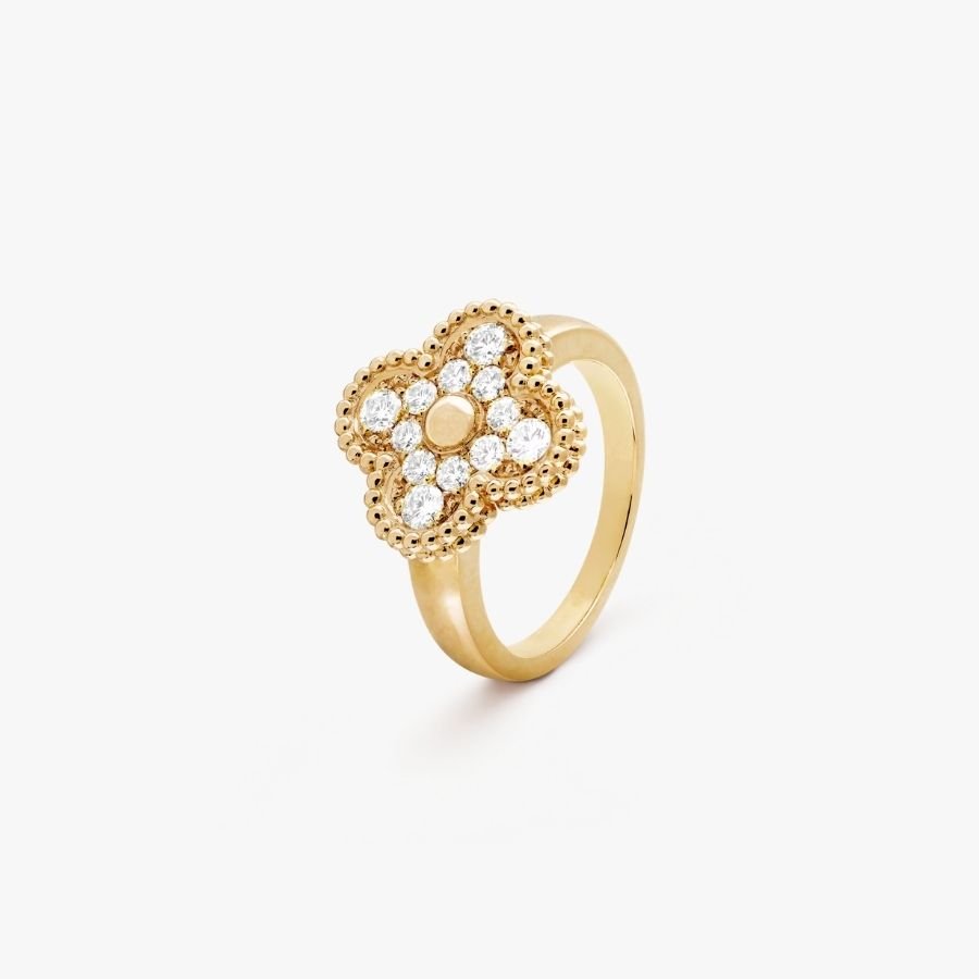 CEL-R-VCA-003.jpg Van Cleef and Arpels Vintage Alhambra ring - 图片 1