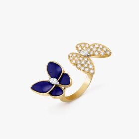 Van Cleef and Arpels Two Butterfly Between the Finger ring