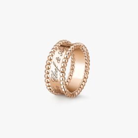 Van Cleef and Arpels Perl??e signature ring