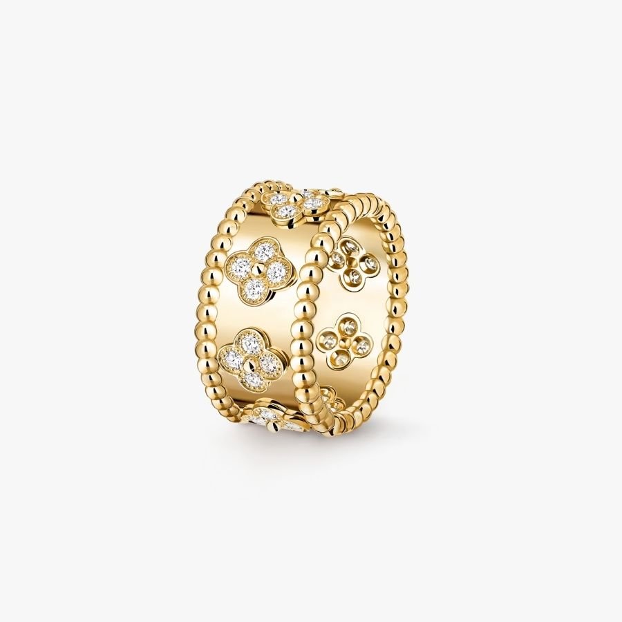 CEL-R-VCA-043.jpg Van Cleef and Arpels Perl??e clovers ring medium model - 图片 1
