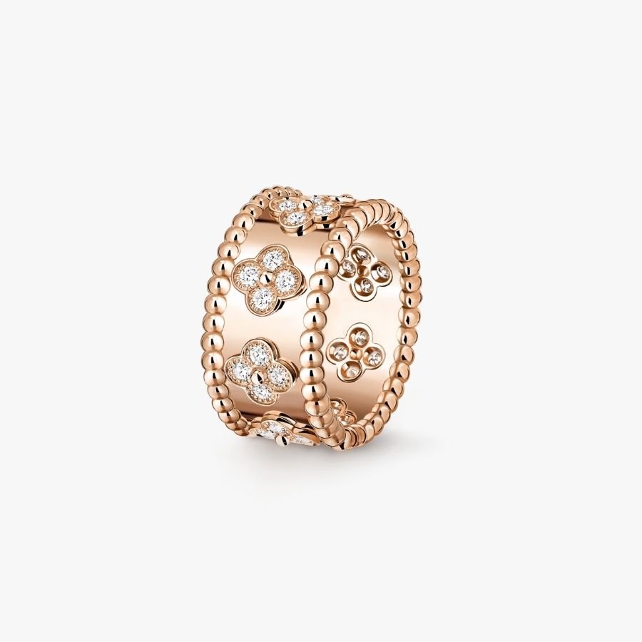 CEL-R-VCA-044.jpg Van Cleef and Arpels Perl??e clovers ring medium model - 图片 1