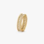 Van Cleef and Arpels Perl??e diamonds ring 1 row