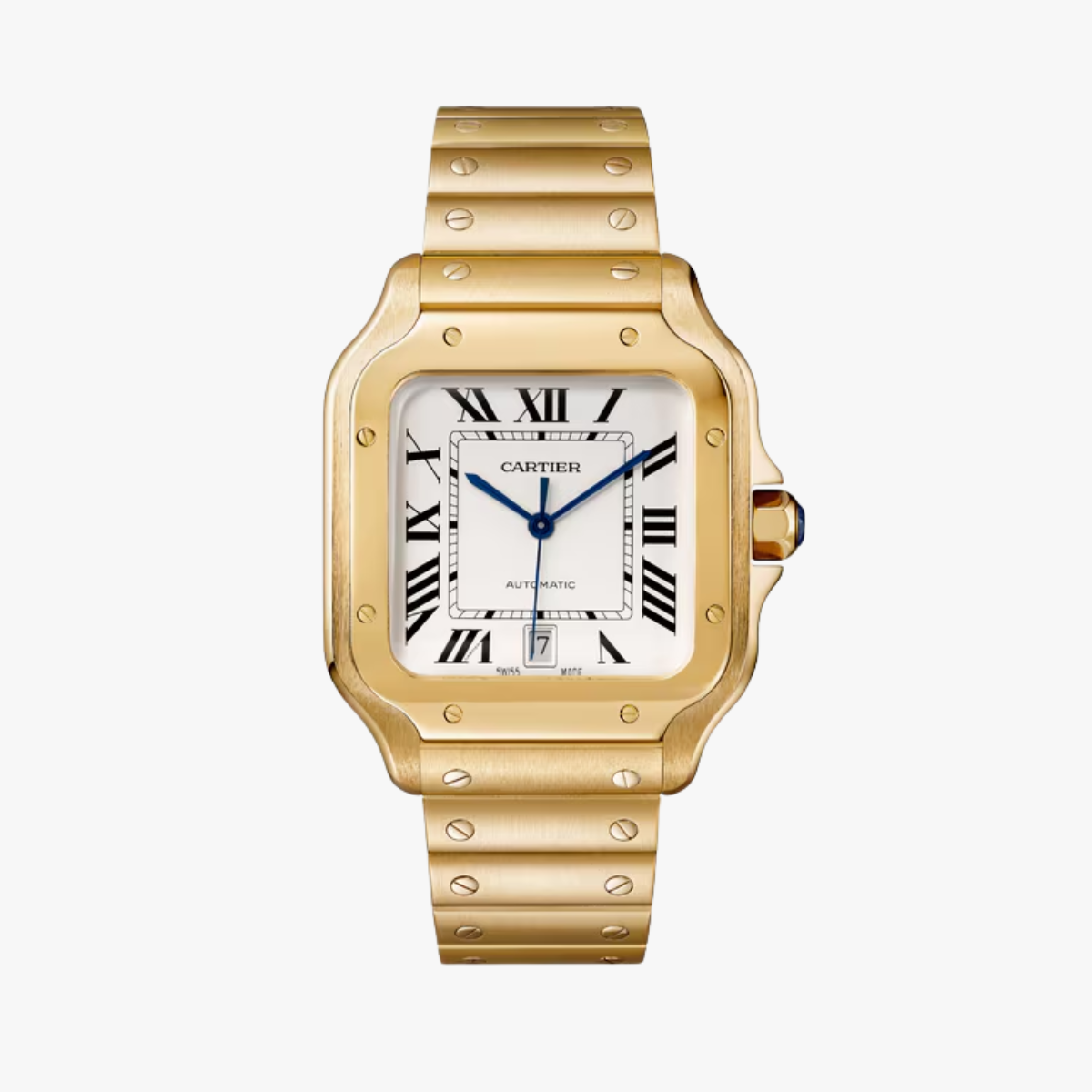 CEL-W-CAR-054.png CARTIER Santos de Cartier watch Large model 47.5 mm x 39.8 mm - 图片 1