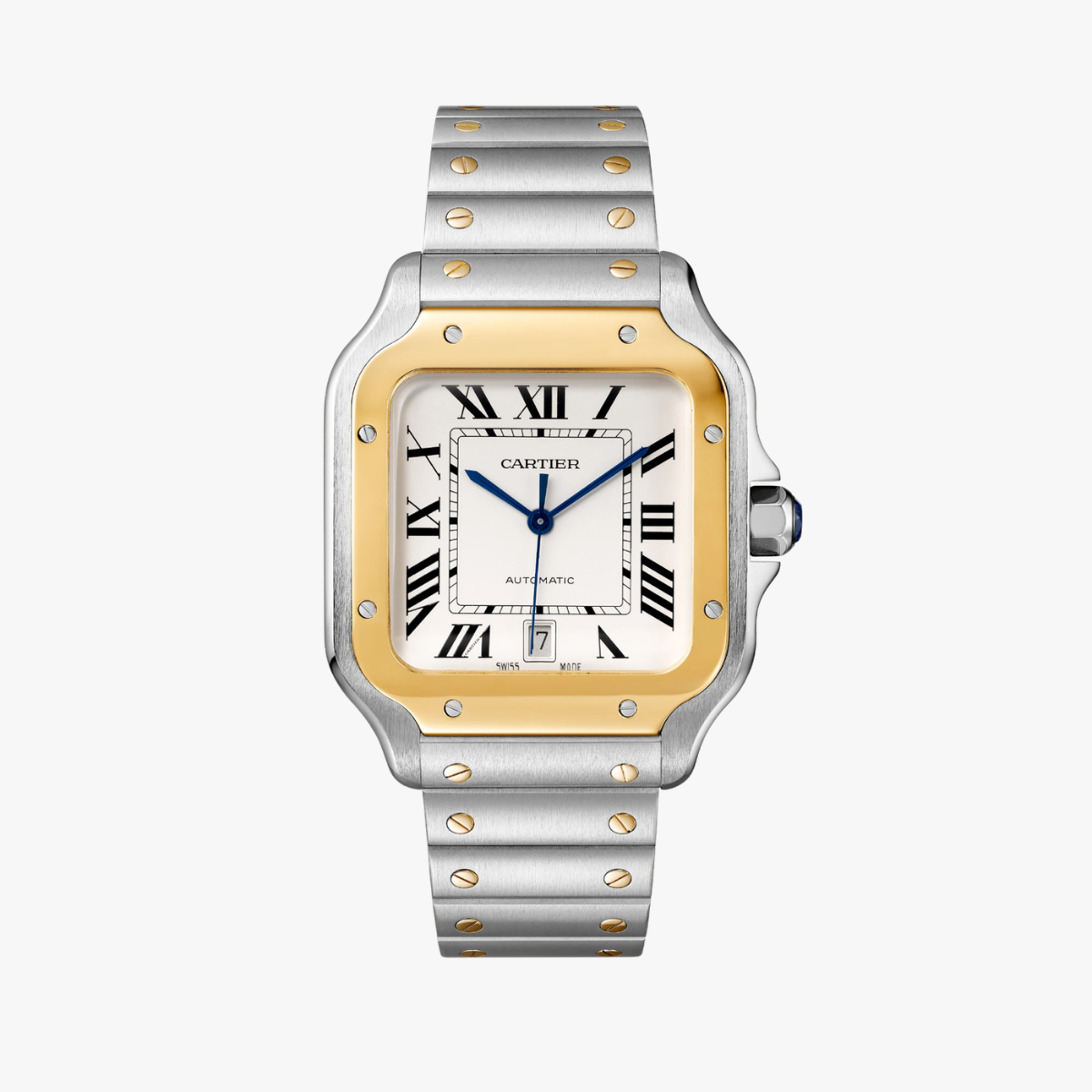 CEL-W-CAR-057.png CARTIER Santos de Cartier watch Large model 47.5 mm x 39.8 mm - 图片 1