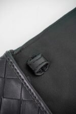 Bottega Veneta Lambskin Small Check Clutch Bag - 图片 12