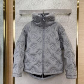 LV Steel Printed Old Flower Down Jacket