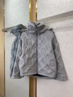 LV Steel Printed Old Flower Down Jacket - 图片 5