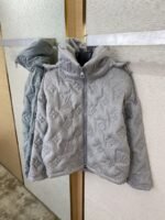 LV Steel Printed Old Flower Down Jacket - 图片 7