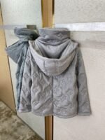 LV Steel Printed Old Flower Down Jacket - 图片 8