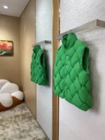 Bottega Veneta Braided Down Vest Green - 图片 3