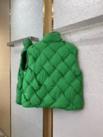 Bottega Veneta Braided Down Vest Green - 图片 6