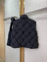 Bottega Veneta Braided Down Vest Black - 图片 6