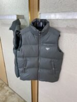 PRADA feather waistcoat grey - 图片 7