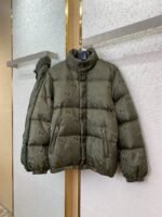 GUCCI Jacquard Down Jacket Green - 图片 5