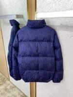 GUCCI Jacquard Down Jacket Blue - 图片 8