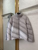 Fendi patchwork down jacket grey - 图片 5