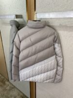 Fendi patchwork down jacket grey - 图片 8