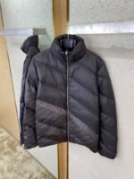 Fendi Patchwork Down Jacket Black - 图片 7