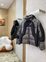 LV warm colour-changing jacquard down jacket - 图片 3