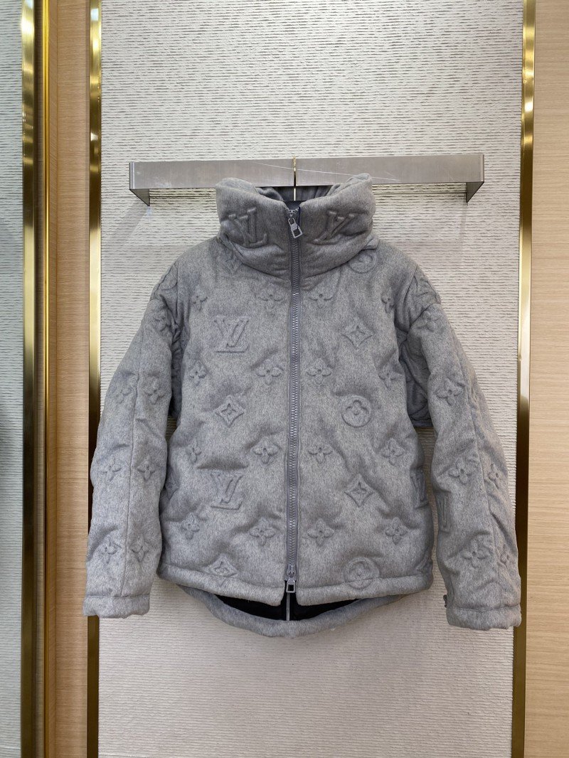 wsxc1728697679328_0.jpg LV Steel Printed Old Flower Down Jacket - 图片 1