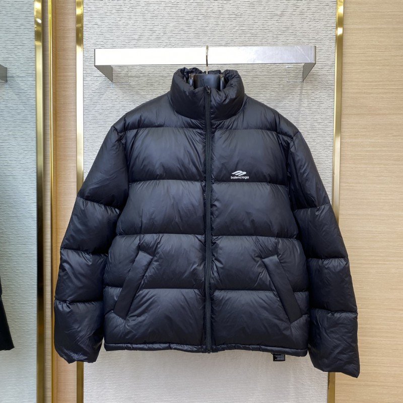 wsxc1728697825602_0.jpg Balenciaga 3M Logo Down Jacket Black - 图片 1