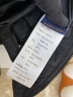 LV Logo Patchwork Hooded Cotton Jacket - 图片 9
