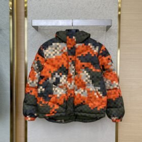 LV Camouflage Tessellated Cotton Jacket