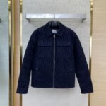 Dior Jacquard Lapel Cotton Jacket Coat
